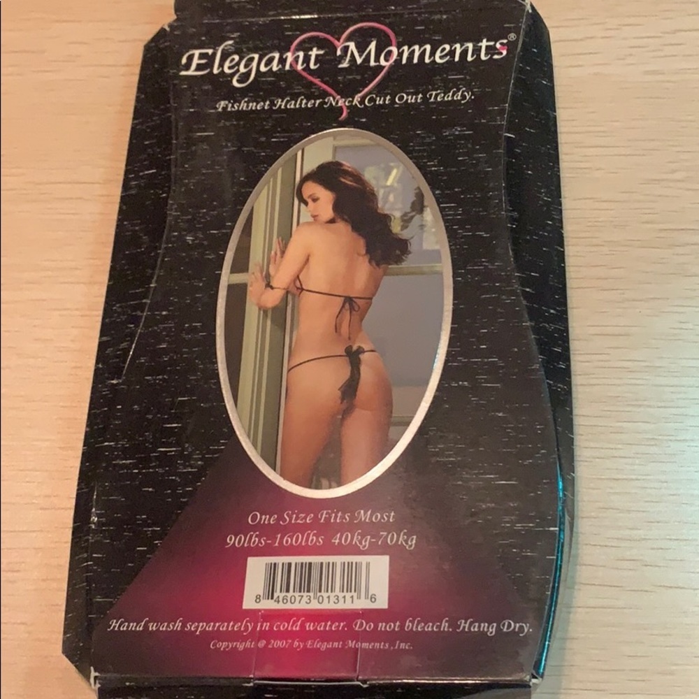 Valentine - Elegant Moments: Fishnet Halter Teddy​ - Picture 4 of 4